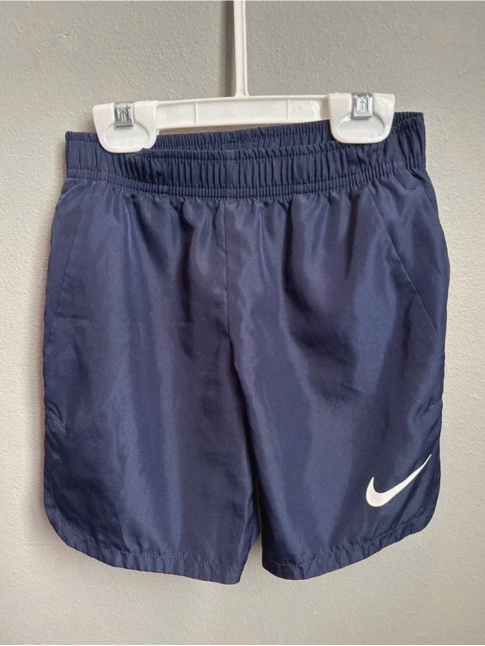 Nike Kids Navy Blue Dri Fit Shorts Size Small